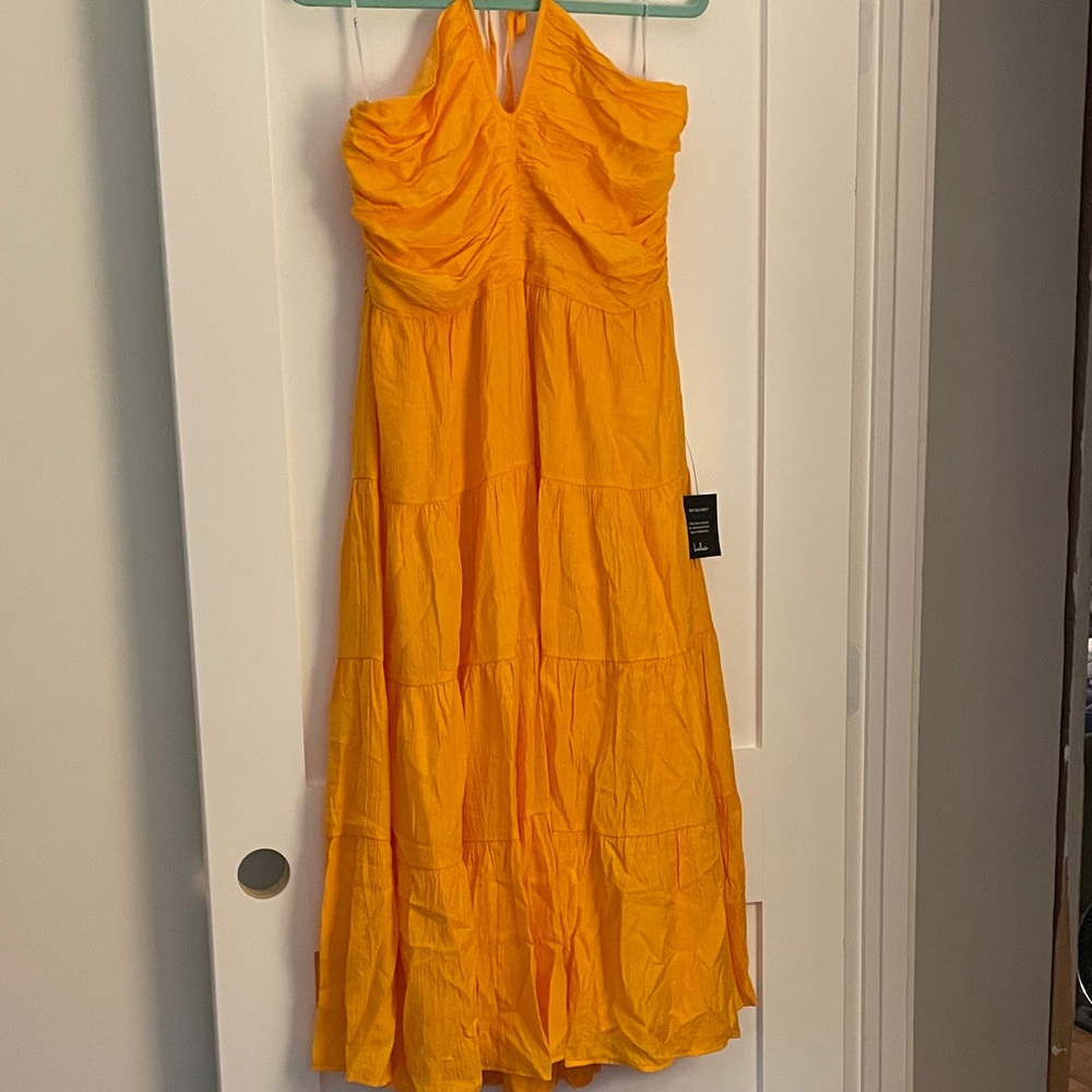 Lulu's Strapless Halter Dress